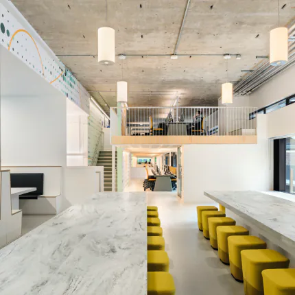 Corian Carrara Lino kantoor