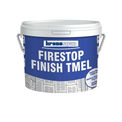 Firestop sealer afwerking