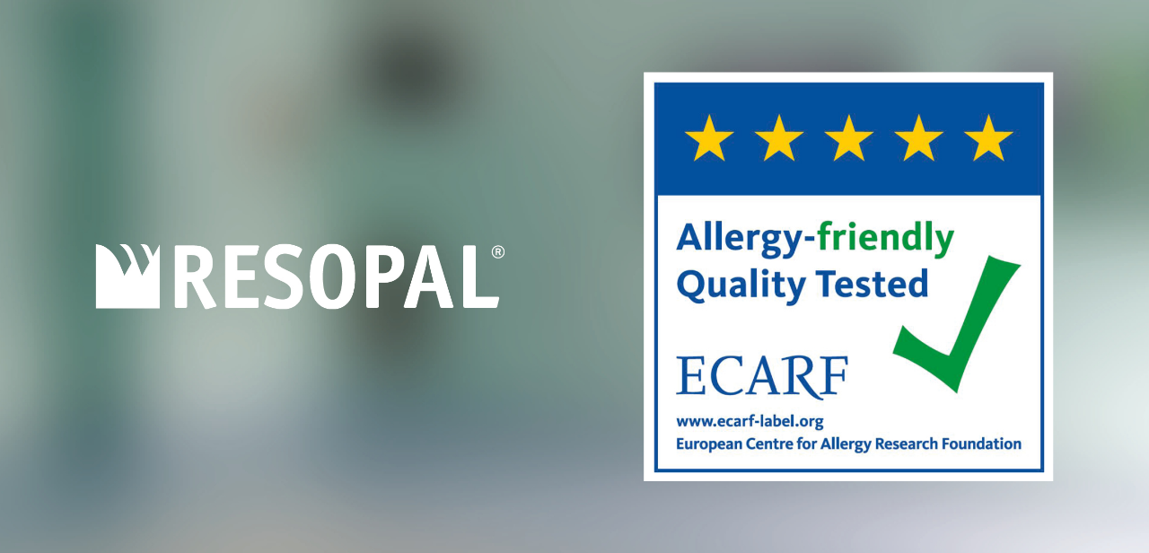 Resopal is nu ECARF-gecertificeerd 