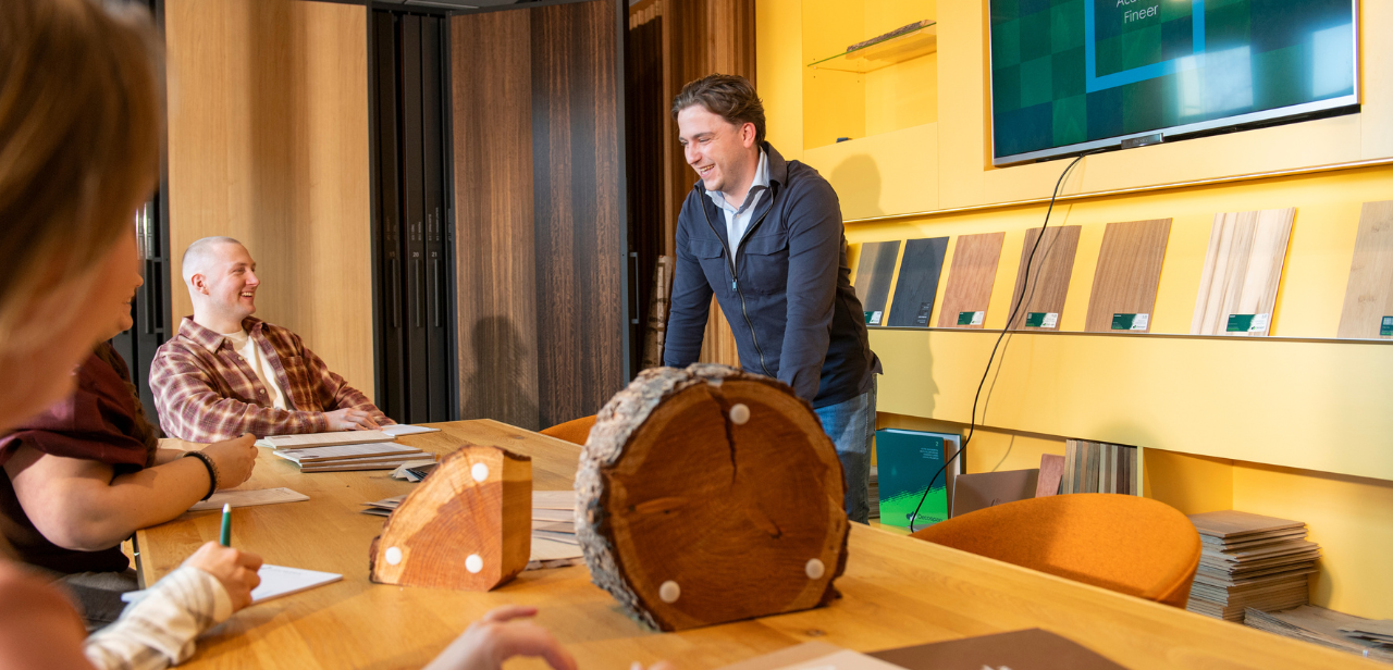 Sfeerfoto voor blogartikel Fineerstudio 'The Veneer'